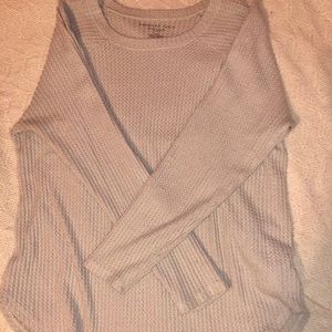 American Eagle Waffle Knit Sweater